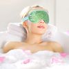 TEEROVA Cooling Eye Mask with Gel Bead - Reusable Gel Eye Mask for Dark Circles, Puffy Eyes, Dry Eyes, Headaches, Migraines, Sinus (Green)