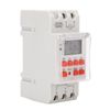 Programmable 7 Day Digital Timer Switch, Digital LCD Power Weekly Programmable Electrical Timer Switch for Appliance AC