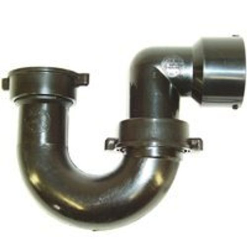 United States Hardware P-687C 1.5 x 1.5 Black Tub Trap