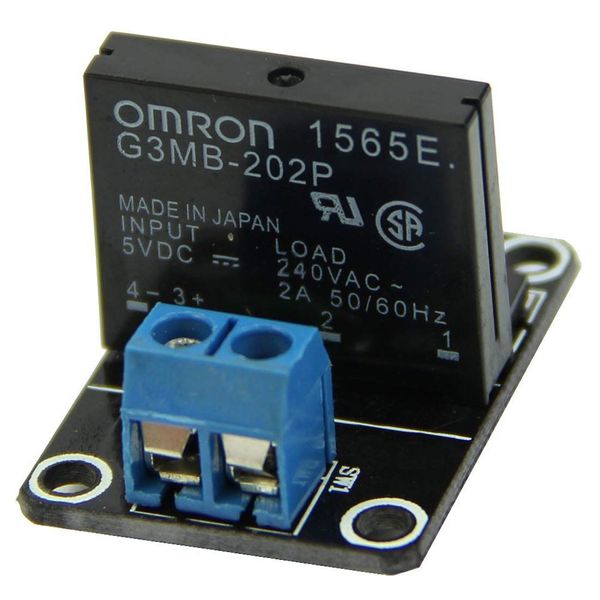 Hailege Set of 4 5V 1 Channel High Level Solid State Relay Module DC Control AC 240V with 2A Fuse