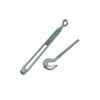 1/2" x 12" Turnbuckle HOOK EYE Pulley Galvanized Drop Forge 1500 Lb Cap. 4 Pcs