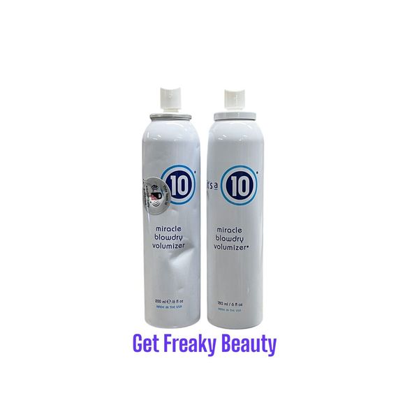 2 PACK. 6 oz. It's A 10 Miracle Blowdry Volumizer. 200ml. NEW. Dented.