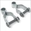2 Pack Chain Link Fence Frame Gate Post Female Hinge with Bolts and Nuts 