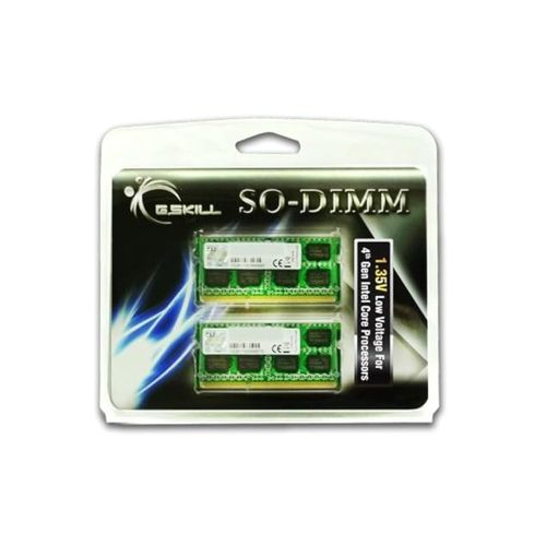G.SKILL 8GB (2 x 4GB) 204-Pin DDR3 SO-DIMM DDR3 1600 (PC3 12800) Laptop Memory Model F3-1600C9D-8GSL