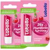 Nivea Labello Cherry Shine (1 x 5.5 ml), Lip Balm Enriched with Natural Oils and Shiny Pigments, Lip Balm, Long-Lasting Moisturisation for 24 Hours