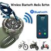 Wireless Bluetooth Media Remote Button,Adjustable Direction Waterproof Controller,Steering Wheel Control for iPhone/Android Device.Suitable for Bicycles,Electric Bicycles,Cars