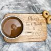 Fingerprint Designs Mum's Tea & Biscuits Personalised Tea Coffee Tray Biscuit Snack Serving Board