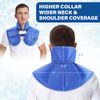 Gel Ice Pack for Neck Shoulder Pain Relief Reusable Cold Therapy Wrap