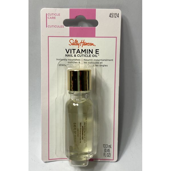 Sally Hansen Vitamin-E Nail & Cuticle Oil 0.45 Ounce (13.3ml) #45124