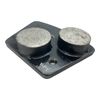 6 Pack Trapezoidal Grinding Disc Medium Bond for Concrete Floor Grinders 30 Grit