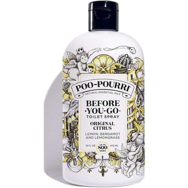 Poo-Pourri before-you-go toilet spray Refill Bottle Original Citrus 16 Fl Oz