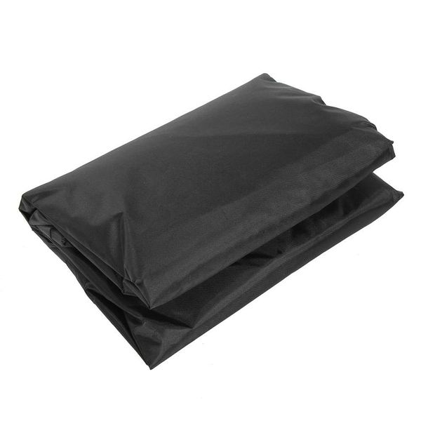 TOPINCN Waterproof Polyester Outdoor Spa Cover Square Outdoor Spa Cover (Black)