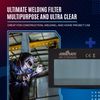 AMERIARC Auto Darkening Welding Lens 2x4 with High-Definition Clarity - Auto Dark Welding Lens Replacement for Welding Hoods & Helmets - Perfect for TIG Welding - Welding Shade Lens - (Shade 10)