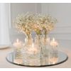 Decor Essentials Round Mirror Plates Wedding Table Centrepiece (30 cm Round)