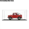 US Acrylic Display Case 13.3" L Box Self-Install Dustproof for 1/18 Model Car