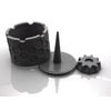 Practical ashtray compatible with Mighty/Crafty capsules