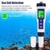 5 in 1 Digital Water Quality Tester Pen LCD PH/TDS/EC/Salinity/Temperature Meter