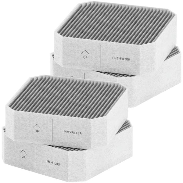 Pre-Filter for Molekule Air Purifier with High efficiency Activated carbon, 4 Pack