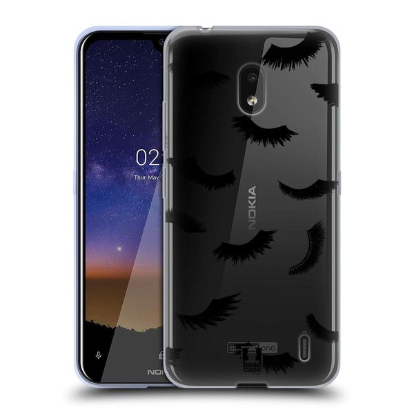 Head Case Designs Eyelashes Minimalism Soft Gel Case Compatible With Nokia 2.2