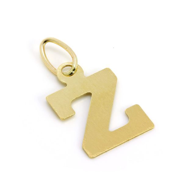 jewellerybox Lightweight 9ct Gold Initial Letter L Charm