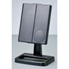 Y-2000 Rotating Three-Sided Stand Mirror, Eye Makeup Mirror, Black