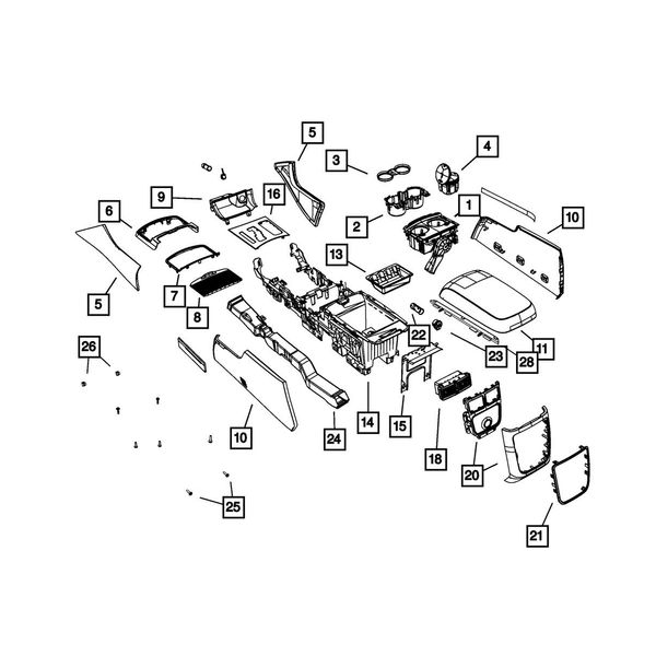 Mopar 1WJ1 6SZ0AA, Auto Trans Shift Indicator