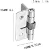 6Pcs Self-Opening Spring Hinges,Self-Closing Spring Door Hinges, Automatic Closing Hinges for Invisible Doors(1 Inch)