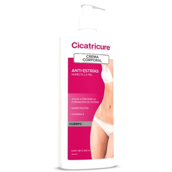 Cicatricure Anti-Stretch Mark Cream, 13.6 Fl Oz, Whole Body Moisturizer for A...