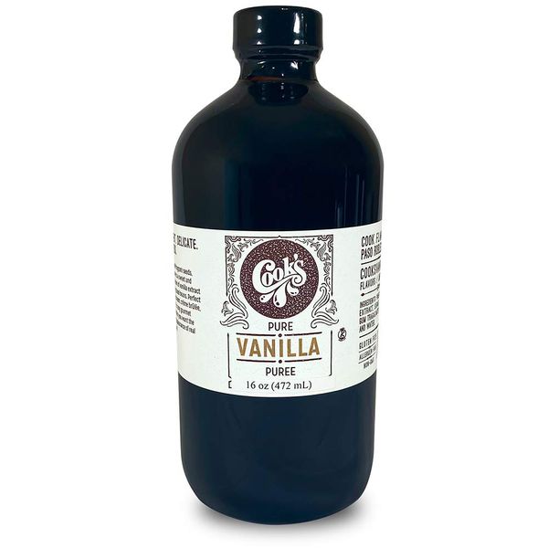 Cook’s, Pure Vanilla Bean Paste (Puree), World’s Finest Gourmet Fresh Grade A Premium Vanilla (16 Ounce)