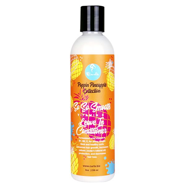 Curls Poppin Pineapple Collection - So So Smooth Vitamin C Leave in Conditioner 236ml