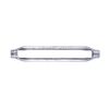 Kondo Tech Frame-Type Turn Buckle, Frame Only, Dobbed Plating, Nominal 22, Size W7/8", Quantity: 1