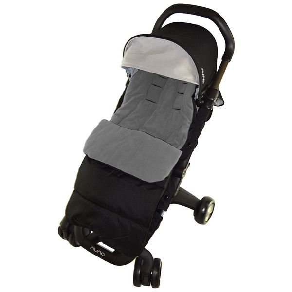 Footmuff/Cosy Toes Compatible with ABC Design Pushchair Dolphin Grey