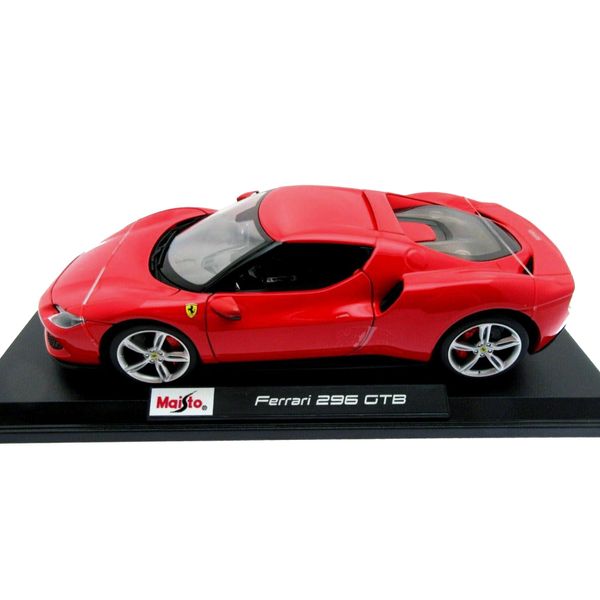 koenig-tom Maisto Ferrari 296 GTB 1/18 DieCast Model Special Edition Car (Red) #31724