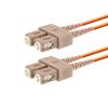 OM1 - Multi-Mode Duplex 62.5/125 Fiber Optic Patch Cable (20 Meter, SC - SC)