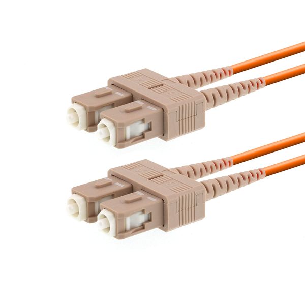 OM1 - Multi-Mode Duplex 62.5/125 Fiber Optic Patch Cable (20 Meter, SC - SC)