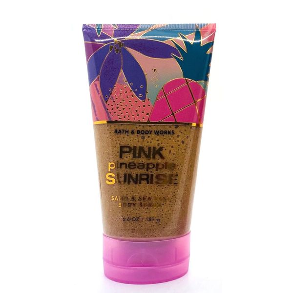 Bath & Body Works PINK PINEAPPLE SUNRISE Sand & Sea Salt Body Scrub 8 oz