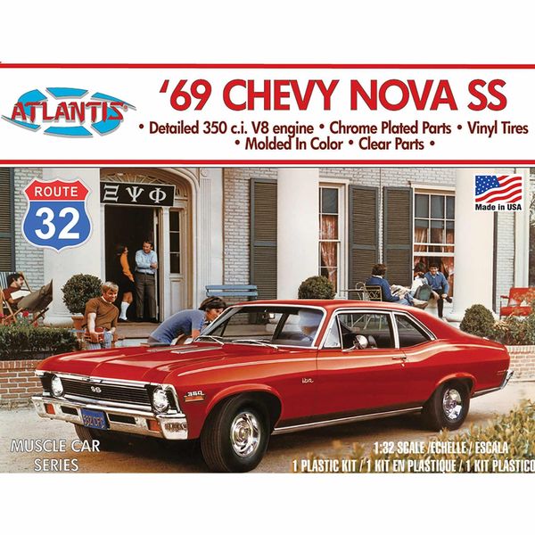 ATLANTIS 1:32 1969 Chevy Nova SS Route 32