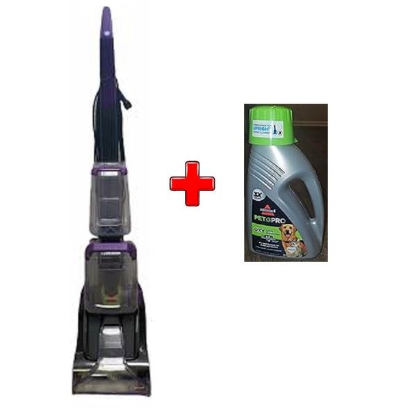 Pet Carpet Cleaner Upright Shampooer Machine Vacuum + Urine Odor Remover Formula