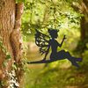 Black Sitting Fairy Tree Spike