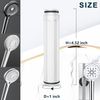 CHNPOFNT 3 PACK Water Replacement Filter for Shower Head,Replacement Filter Replacement Shower Head Filter Cartridge Compatible with FEELSO Handheld Showerhead