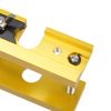 Alnicov Adjustable Mouthpiece Puller Tool Remover Holder Tools for Brass-Wind Instruments(Yellow)