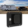 Trailer Paddle Door Lock, Toolbox Handle Rustproof Heavy Duty Wide Application Flush Mount Multipurpose for Trucks for Campers
