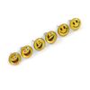 Happy Smiley Face - Set of 3 Stud Earrings - 8mm Diameter