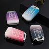 Volkswagen Ecstasy Diamond TYPE D 3 Button TPU Soft Smart Key Case Purple