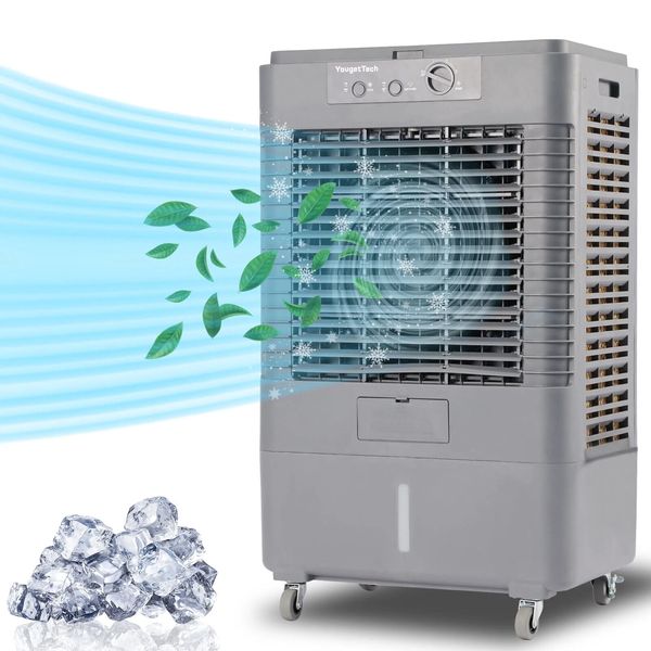 YougetTech EC3822 37'' Portable 3000CFM Evaporative Air Cooler