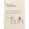 5 miniFit Grip Tips For Oticon Receivers. Size Small Non-Vented. Left Ear.
