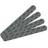 Happy Smiling Sail Boats Pattern Double-Sided Nail File Emery Board Set 4 Pack