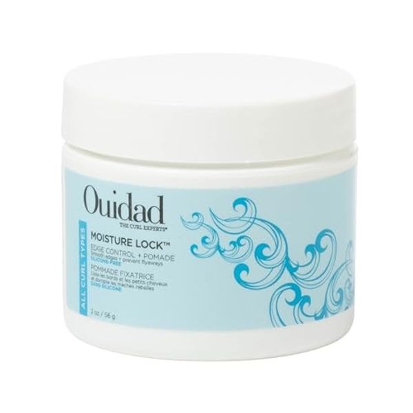 Moisture Lock Edge Control + Pomade - 2 oz, Hair Styling Pomade with Flaxseed...