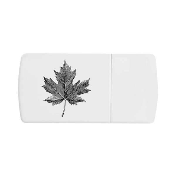 'Maple Leaf' Pill Box with Tablet Splitter (PI00034419)