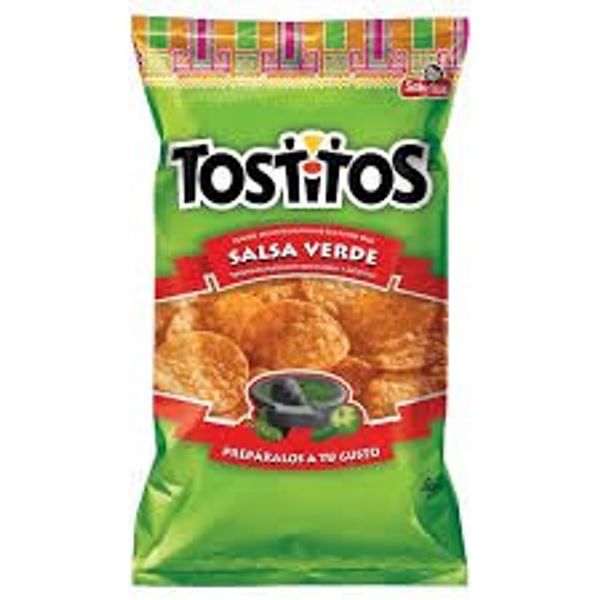 Tostitos Salsa Verde 10 Pack (65grams/2.29oz each) Original Sabritas Mexican Edition Version Tostilocos Chili Corn Tortilla Chips Snacks